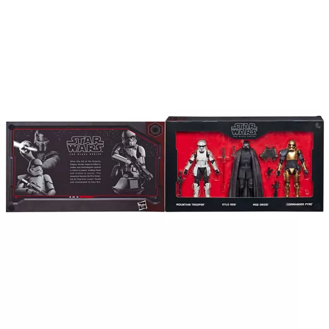 First Order (Mountain Trooper, Kylo Ren, MSE Droid & Commander Pyre)