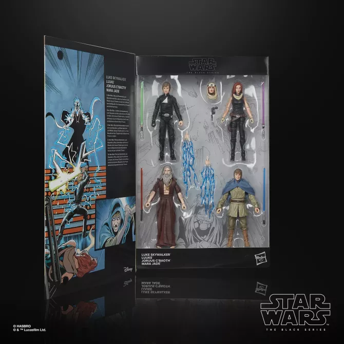 Luke Skywalker, Luuke, Joruus C’baoth, Mara Jade (The Last Command)