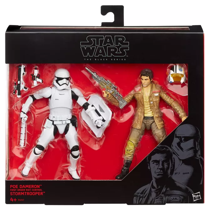 Poe Dameron & First Order Riot Control Stormtrooper
