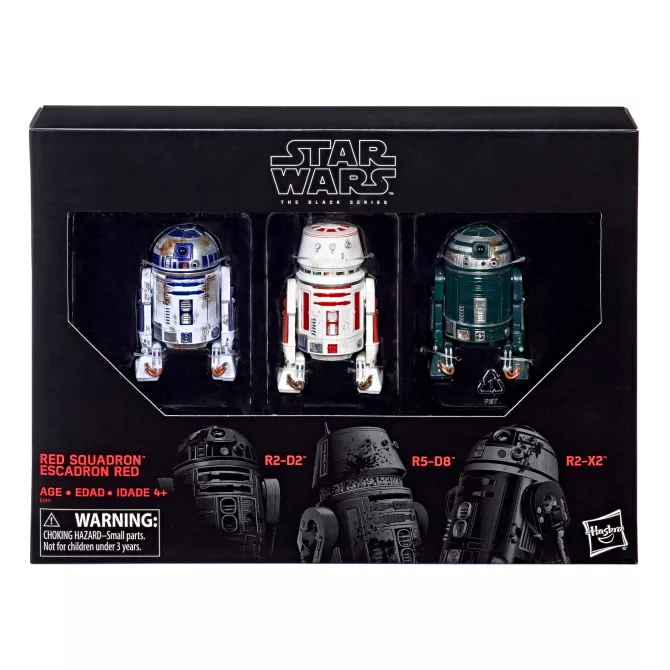 Red Squadron (R2-D2, R4-D8, R2-X2)